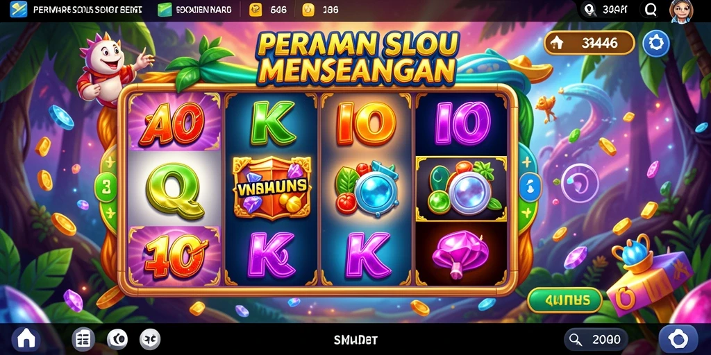 Screenshot gameplay 3446 menampilkan serunya permainan Slot.