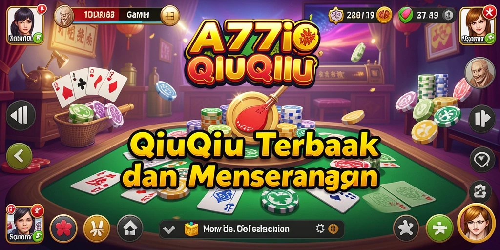 Tampilan menarik dari gameplay QiuQiu A7777.