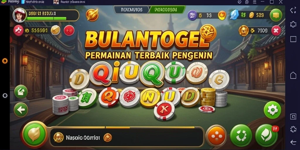 Tampilan gameplay QiuQiu yang mendebarkan di BULANTOGEL.