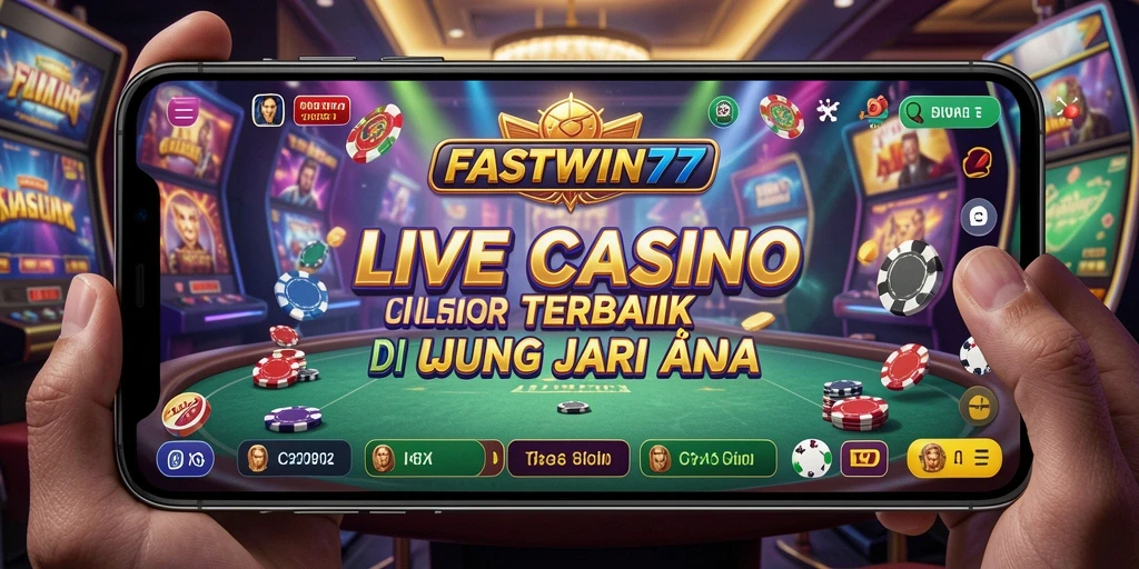 Screenshot gameplay Live Casino menunjukkan dealer profesional dan pemain yang berinteraksi.