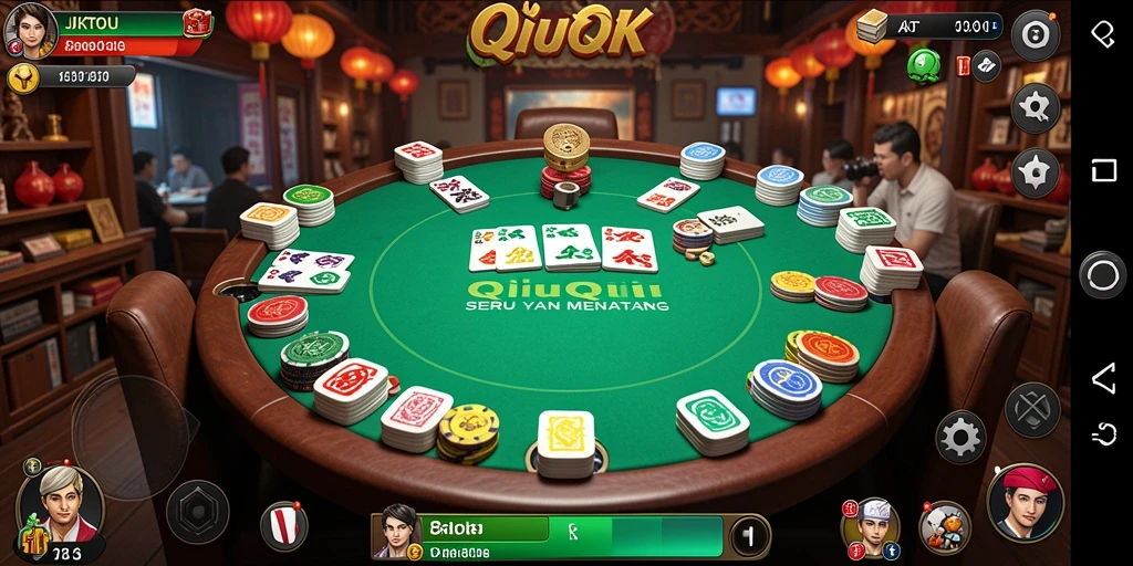 Tampilan permainan QiuQiu yang menarik di JKTOK.
