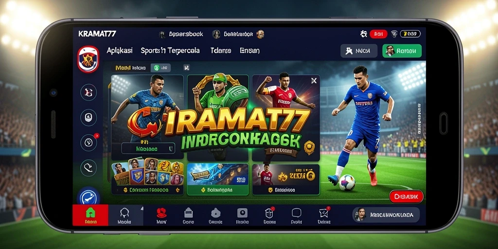 Screenshot utama KRAMAT77 menampilkan sistem taruhan yang inovatif.