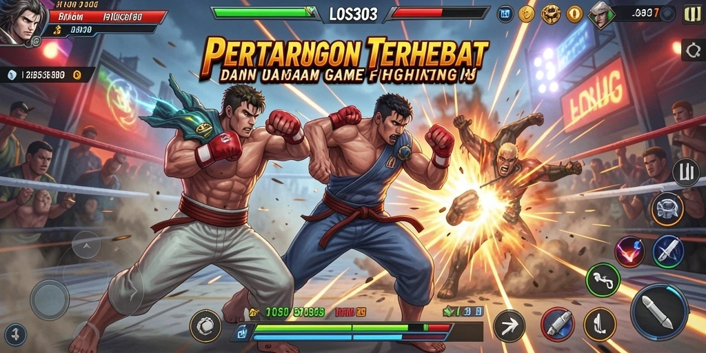 Tampilan gameplay seru dari pertarungan epik di LOS303.