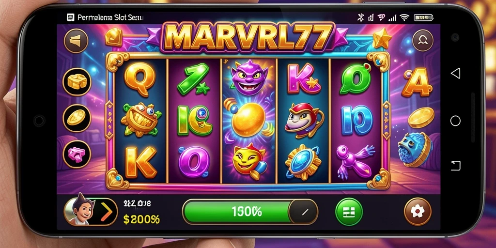 Tampilan gameplay Slot yang mendebarkan di MARVRL77.