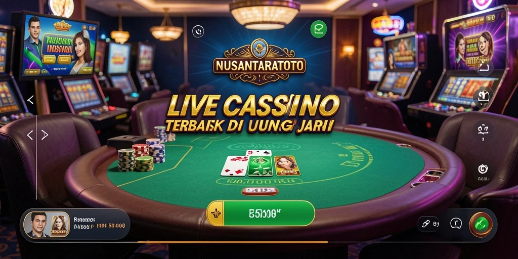 Tampilan gameplay menarik di NUSANTARATOTO dengan dealer langsung.