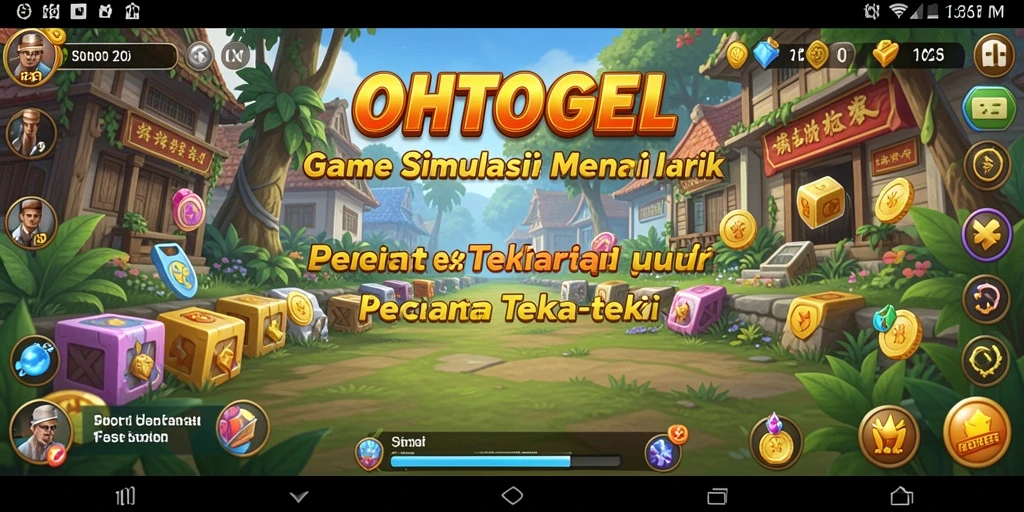 Screenshot OHTOGEL menampilkan gameplay simulasi yang menarik dan menantang.