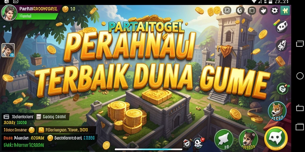 Tampilan gameplay seru dari PARTAITOGEL dalam pertahanan menara.