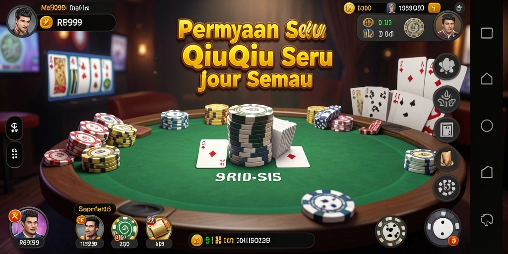 Tampilan menakjubkan dari gameplay QiuQiu di RR999.