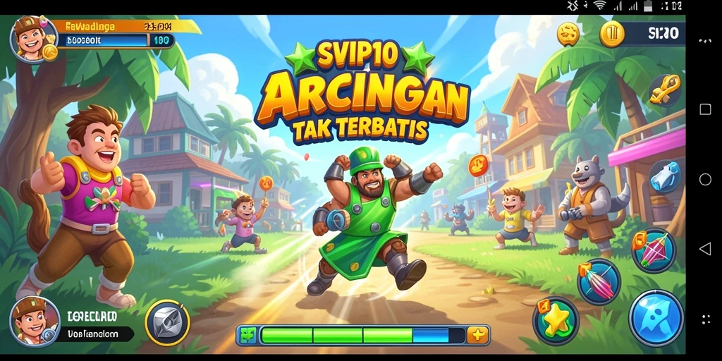 Screenshot gameplay SVIP10 yang menunjukkan aksi seru dalam permainan Arcade.