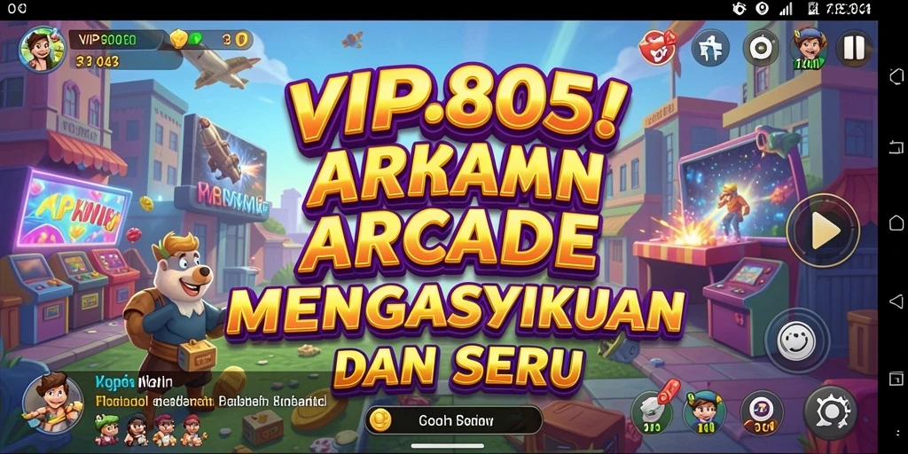 Screenshot gameplay VIP805 menampilkan aksi seru dalam permainan Arcade.